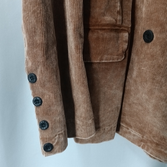 POL Corduroy Always Dreaming Caramal  Jacket Double Breasted Blazer Size Medium - Picture 5 of 11